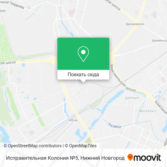Карта Исправительная Колония №5