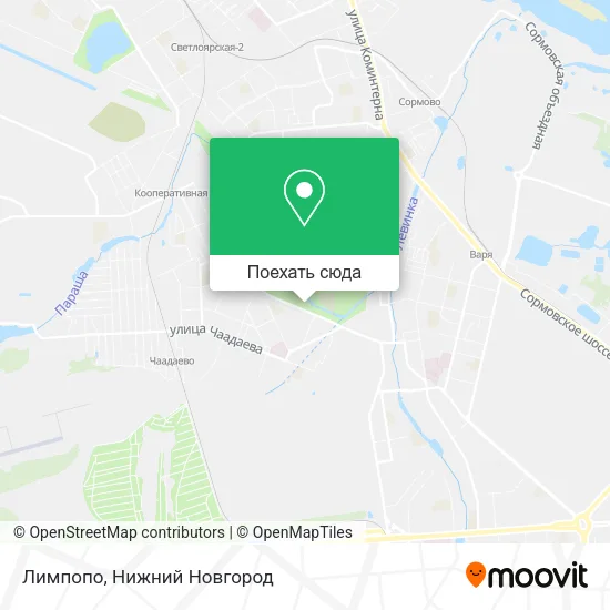 Карта Лимпопо