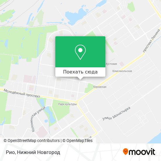 Карта Рио