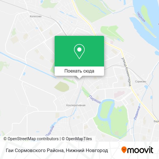 Карта Гаи Сормовского Района