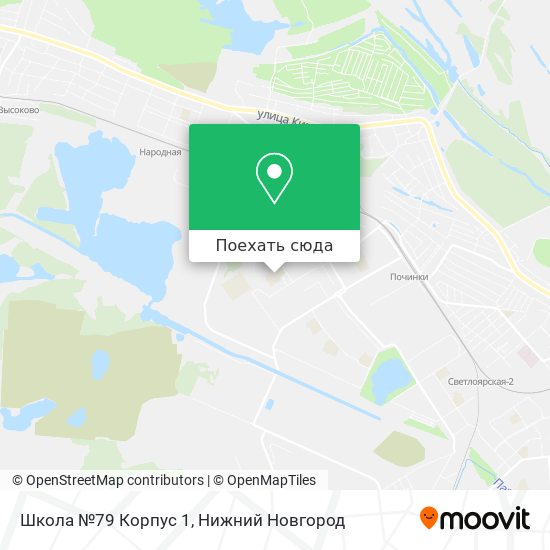 Карта Школа №79 Корпус 1