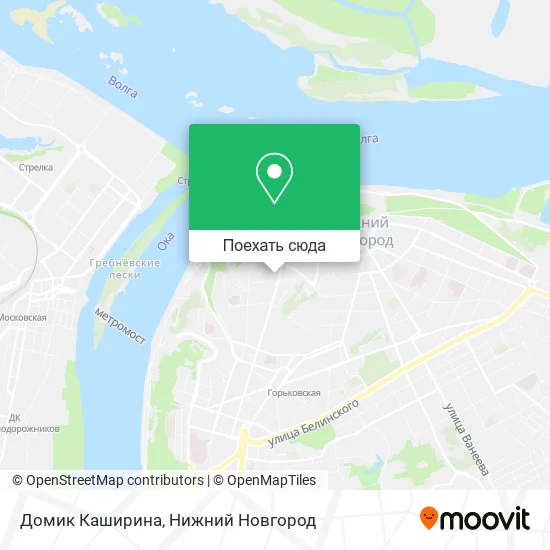Карта Домик Каширина
