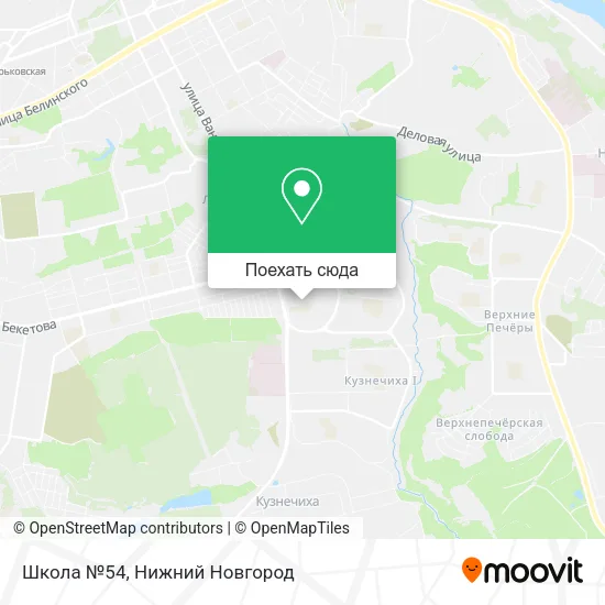 Карта Школа №54