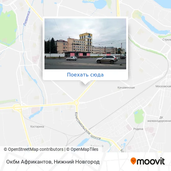 Карта Окбм Африкантов