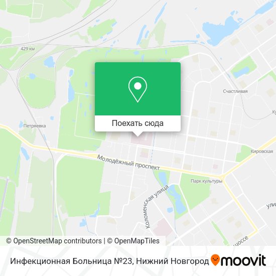 Карта Инфекционная Больница №23