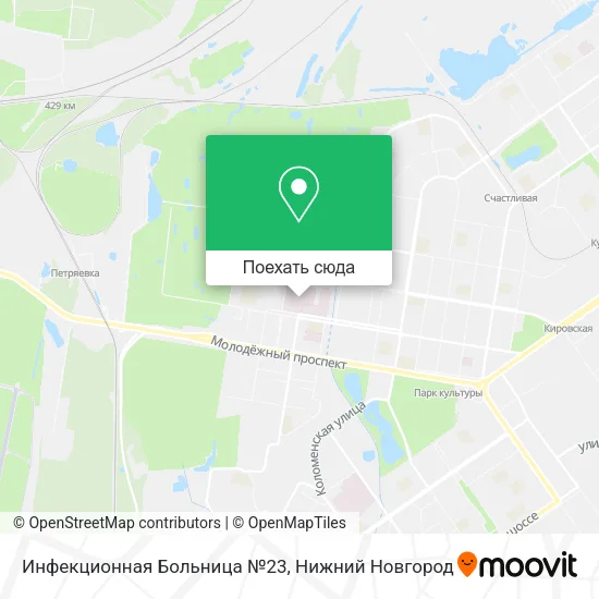 Карта Инфекционная Больница №23