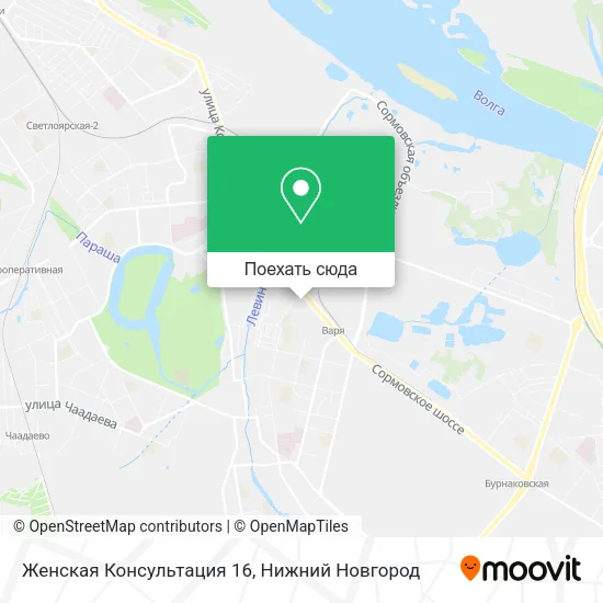 Карта Женская Консультация 16