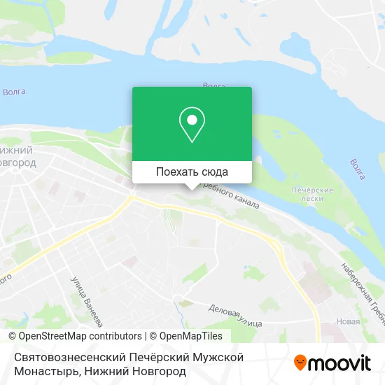 Карта Святовознесенский Печёрский Мужской Монастырь