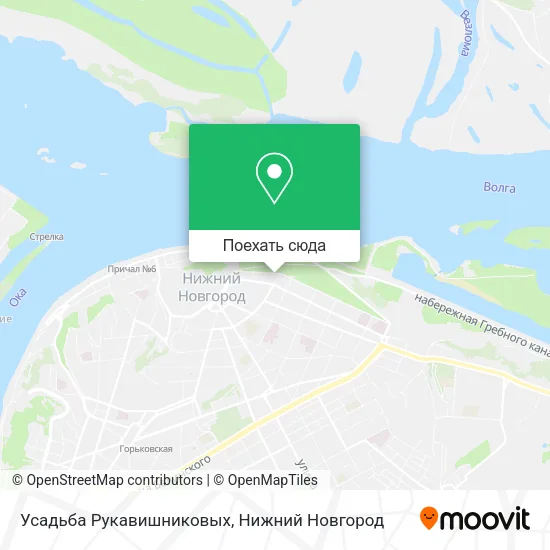 Карта Усадьба Рукавишниковых