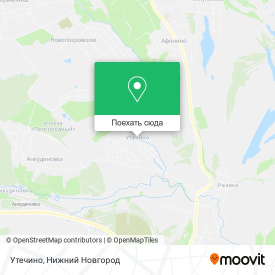 Карта Утечино