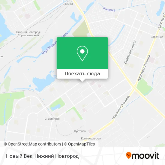 Карта Новый Век