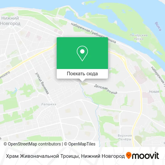Карта Храм Живоначальной Троицы