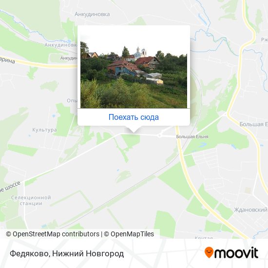 Карта Федяково