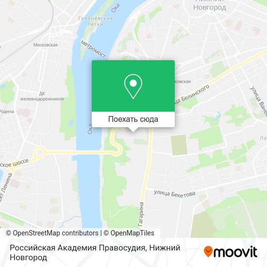 Карта Российская Академия Правосудия