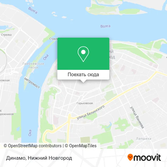 Карта Динамо