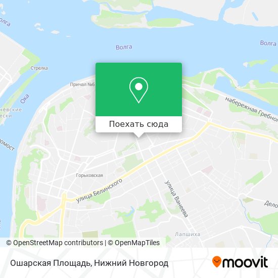 Карта Ошарская Площадь