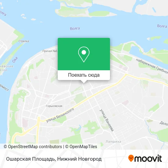 Карта Ошарская Площадь