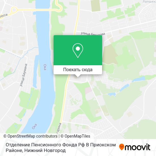 Карта Отделение Пенсионного Фонда Рф В Приокском Районе