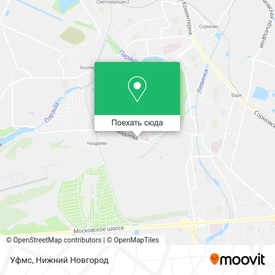 Карта Уфмс