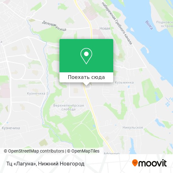 Карта Тц «Лагуна»