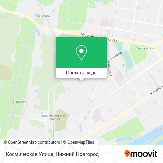 Карта Космическая Улица