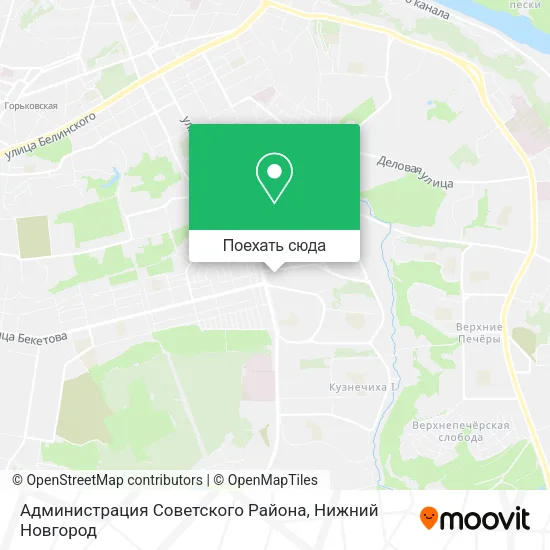 Карта Администрация Советского Района