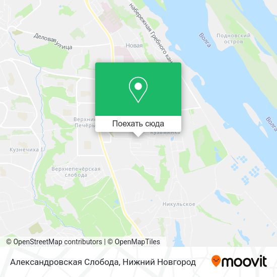 Карта Александровская Слобода