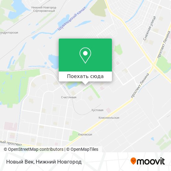 Карта Новый Век