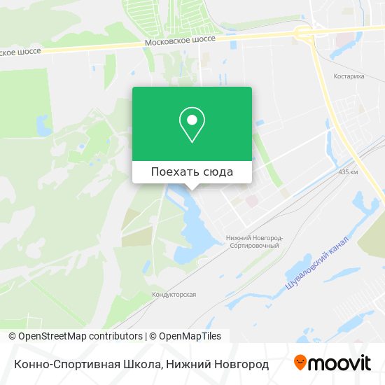Карта Конно-Спортивная Школа