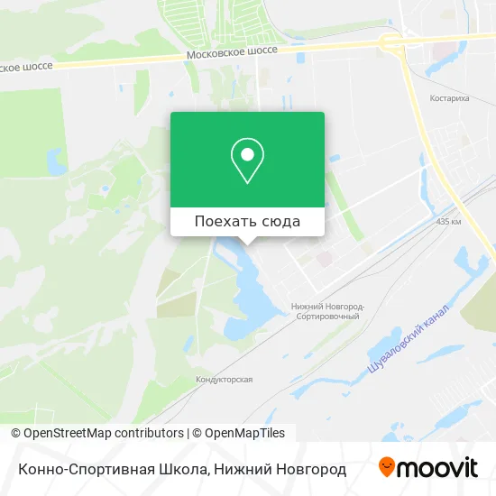 Карта Конно-Спортивная Школа