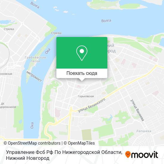 Карта Управление Фсб Рф По Нижегородской Области