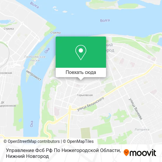 Карта Управление Фсб Рф По Нижегородской Области