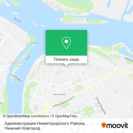 Карта Администрация Нижегородского Района