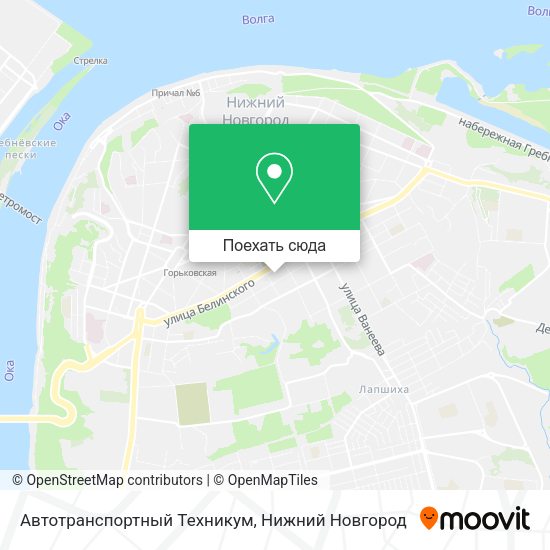 Карта Автотранспортный Техникум