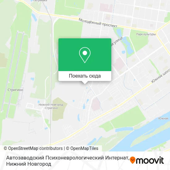 Карта Автозаводский Психоневрологический Интернат