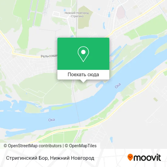 Карта Стригинский Бор