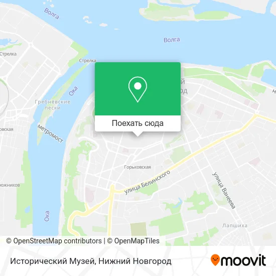 Карта Исторический Музей