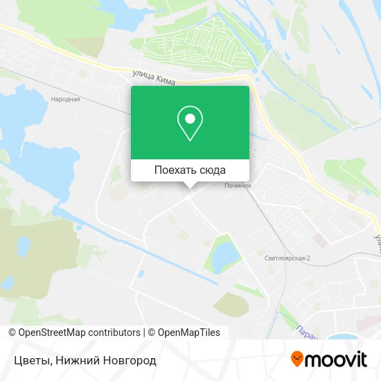 Карта Цветы