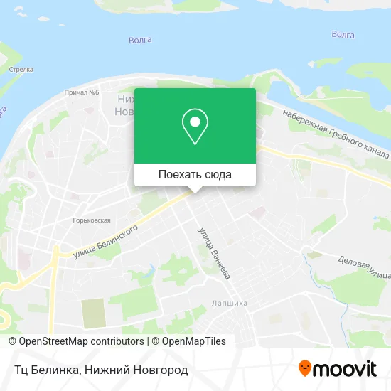 Карта Тц Белинка