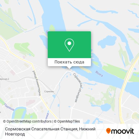 Карта Сормовская Спасательная Станция
