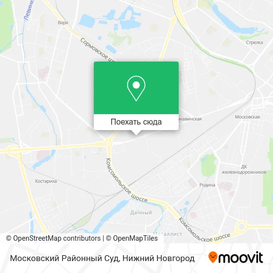 Карта Московский Районный Суд