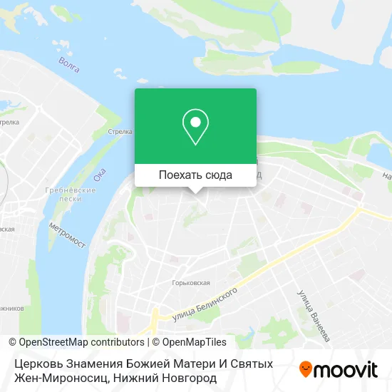 Карта Церковь Знамения Божией Матери И Святых Жен-Мироносиц