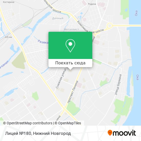 Карта Лицей №180