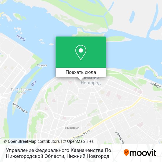 Карта Управление Федерального Казначейства По Нижегородской Области