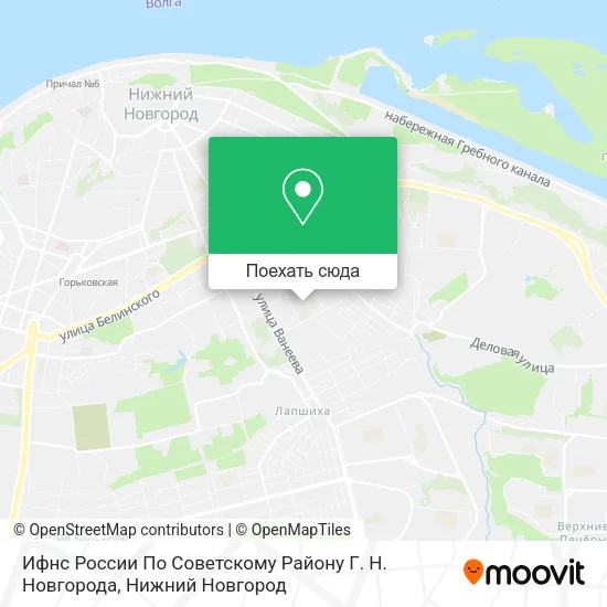 Карта Ифнс России По Советскому Району Г. Н. Новгорода