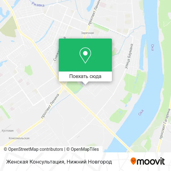 Карта Женская Консультация