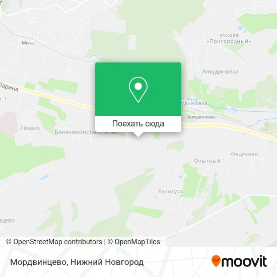 Карта Мордвинцево