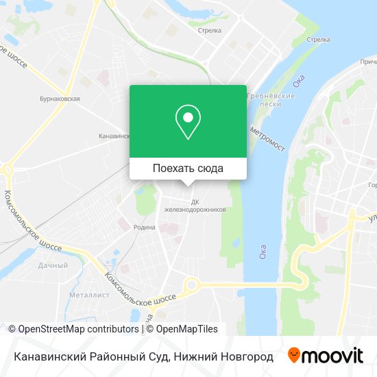 Карта Канавинский Районный Суд