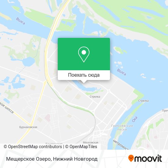 Карта Мещерское Озеро