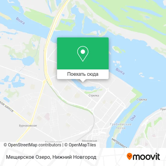 Карта Мещерское Озеро